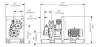 NC100 Dri-Prime® Electric Drive Non-Clog with Flygt N Impeller Tech Centrifugal Pump - 2