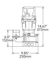 0.5 Horsepower (hp) Motor Power Sub-Prime® Electric Submersible® Trash Centrifugal Pump - 2