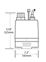 0.5 Horsepower (hp) Motor Power Sub-Prime® Electric Submersible® Centrifugal Pump - 2